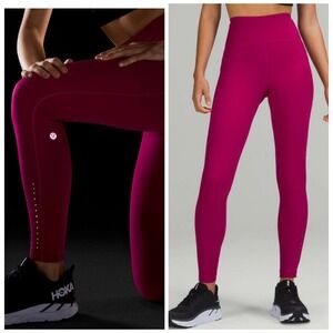 Lululemon‎ Swift Speed H.R 28" Brushed Luxtreme Wild Berry Pink Size 20 NWOT